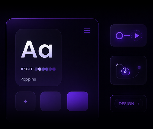 Design stage typography and colour system